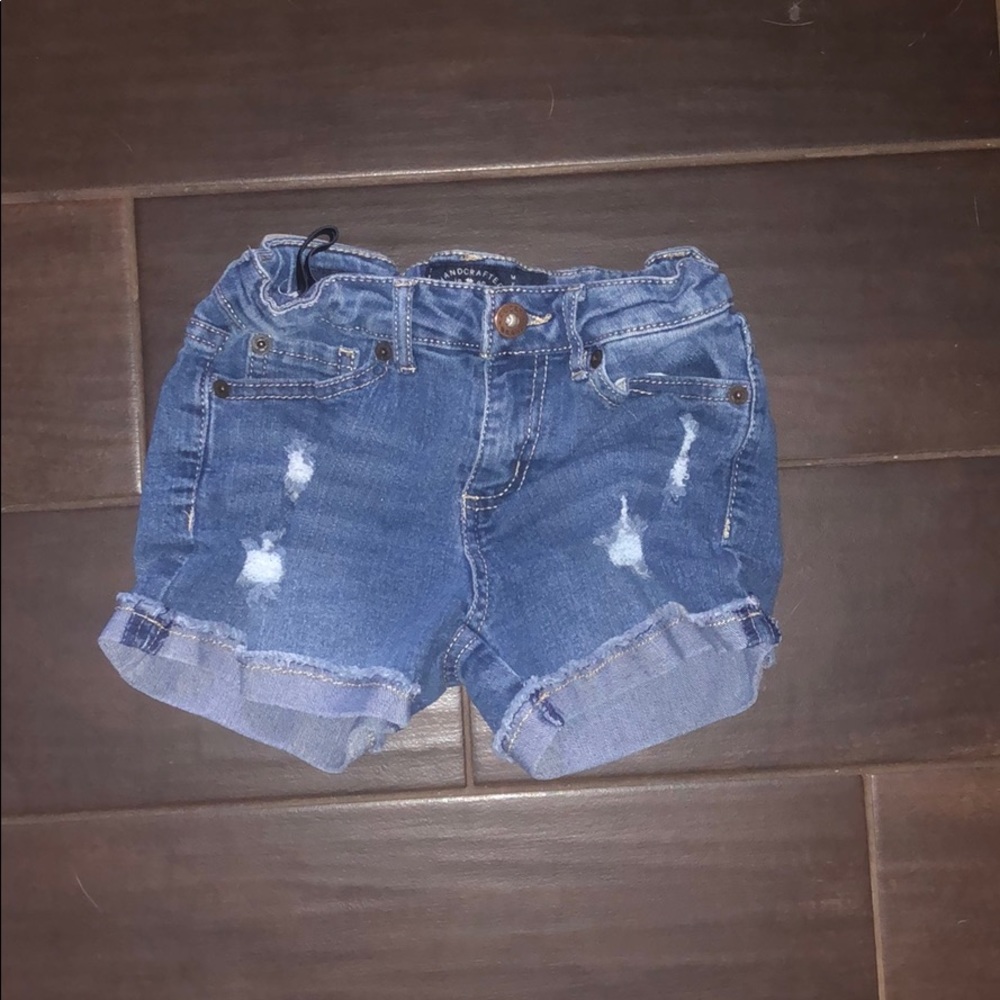 Girls jean shorts
